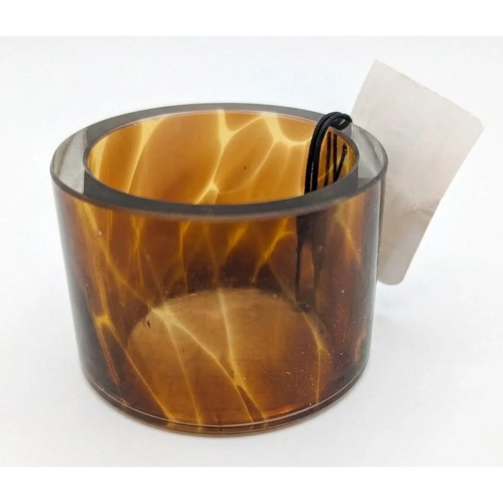 Pier 1 Imports Glass Tortoiseshell Napkin Rings, 2